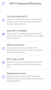 اسکرین شات برنامه Wifi Password Recovery (Show Wifi Password) 1
