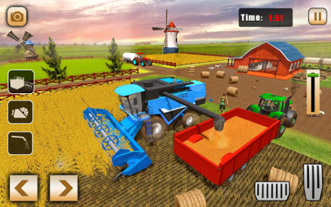 اسکرین شات بازی Real Tractor Drive Cargo 3D: New tractor game 2020 6
