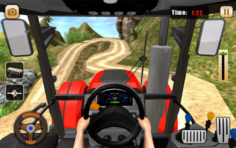 اسکرین شات بازی Real Tractor Drive Cargo 3D: New tractor game 2020 3