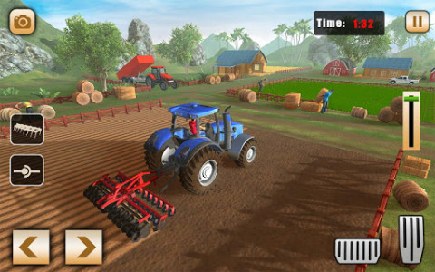 اسکرین شات بازی Real Tractor Drive Cargo 3D: New tractor game 2020 7