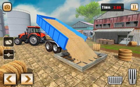 اسکرین شات بازی Real Tractor Drive Cargo 3D: New tractor game 2020 5