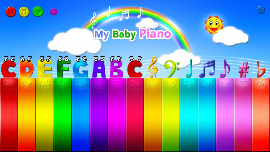 اسکرین شات برنامه My baby Piano 4