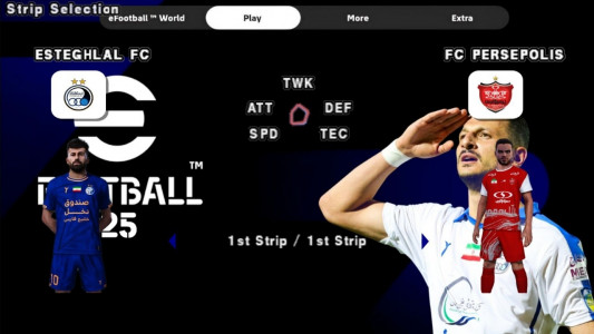 اسکرین شات بازی شبیه‌ساز eFootball 2025 (لیگ برتر ایران) 6