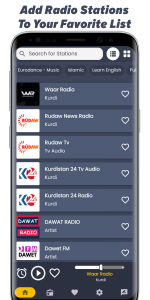 اسکرین شات برنامه Kurdish Radios - Live Stations 2