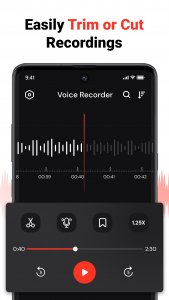 اسکرین شات برنامه Voice Recorder 2