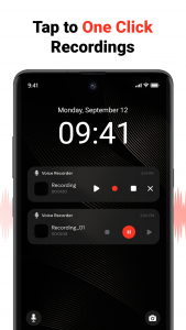 اسکرین شات برنامه Voice Recorder 4