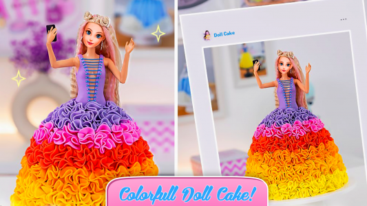 اسکرین شات بازی Doll cake decorating Cake Game 6