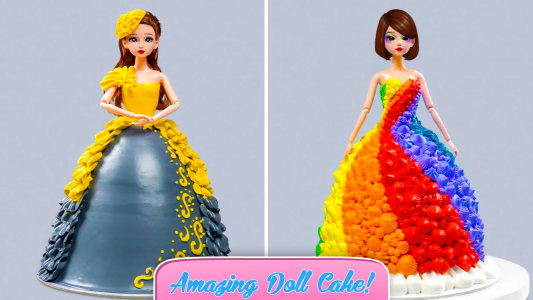 اسکرین شات بازی Doll cake decorating Cake Game 4