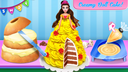 اسکرین شات بازی Doll cake decorating Cake Game 3