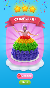اسکرین شات 4 بازی Icing on Doll Cake maker Game