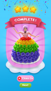 اسکرین شات بازی Icing on Doll Cake maker Game 4