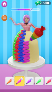 اسکرین شات بازی Icing on Doll Cake maker Game 5