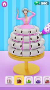 اسکرین شات 3 بازی Icing on Doll Cake maker Game