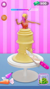 اسکرین شات بازی Icing on Doll Cake maker Game 1