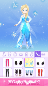 اسکرین شات 6 بازی Anime Dress Up & Makeup Doll