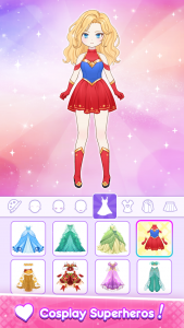 اسکرین شات بازی Anime Dress Up - Doll Dress Up 1