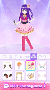 اسکرین شات 1 بازی Anime Dress Up & Makeup Doll