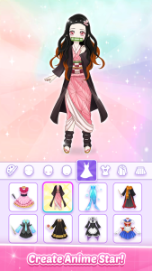 اسکرین شات 5 بازی Anime Dress Up & Makeup Doll