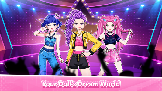 اسکرین شات 2 بازی Anime Dress Up & Makeup Doll