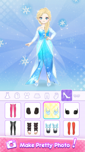 اسکرین شات 3 بازی Anime Dress Up & Makeup Doll