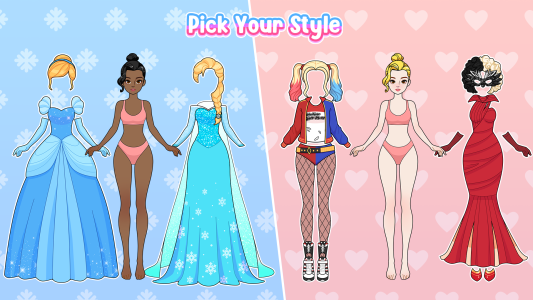 اسکرین شات 2 بازی Paper Doll Makeover & Dress Up