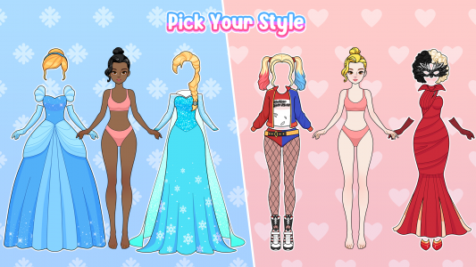 اسکرین شات بازی Paper Doll Makeover & Dress Up 2