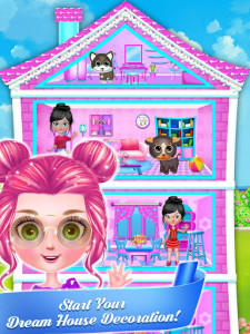 اسکرین شات بازی Doll house Decoration - Girls House Design Games 8