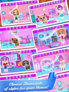 اسکرین شات بازی Doll house Decoration - Girls House Design Games 7