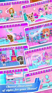اسکرین شات بازی Doll house Decoration - Girls House Design Games 2