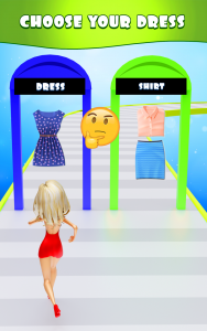 اسکرین شات بازی Fashion Games DressUp Doll Run 3