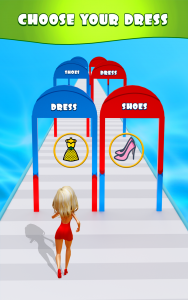 اسکرین شات بازی Fashion Games DressUp Doll Run 1