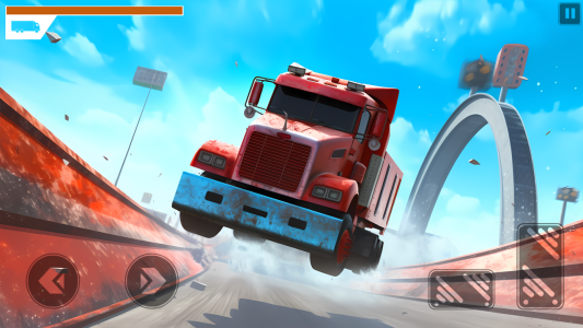 اسکرین شات 4 برنامه Monster Truck Stunt Derby Game