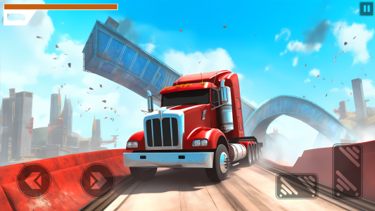 اسکرین شات 2 برنامه Monster Truck Stunt Derby Game