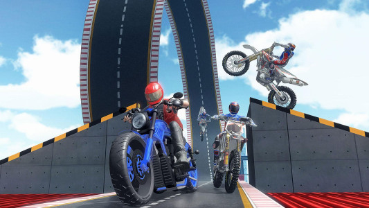 اسکرین شات برنامه Mega Ramp: Bike Stunt Master 1