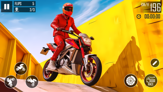 اسکرین شات 3 برنامه Ultimate Bike Stunt: Bike Game