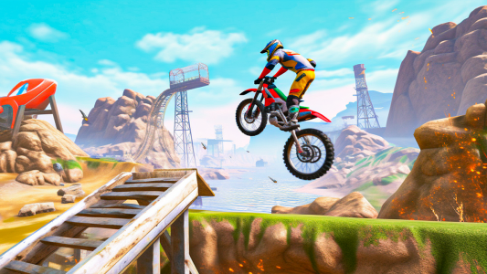 اسکرین شات 4 برنامه Ultimate Bike Stunt: Bike Game