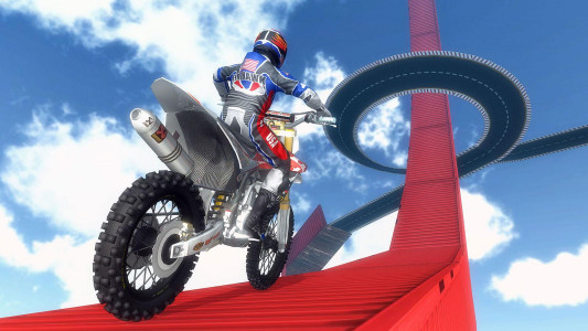 اسکرین شات برنامه Mega Ramp: Bike Stunt Master 3