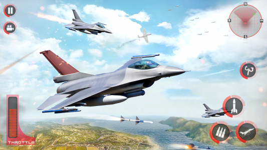 اسکرین شات بازی Jet Fighter: Aeroplane Games 1