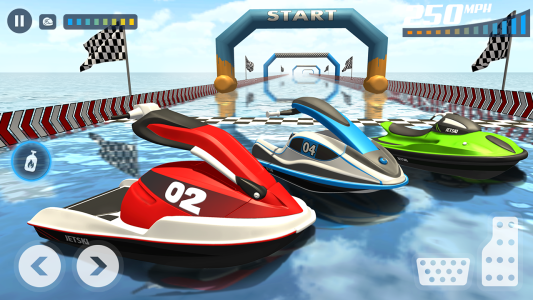 اسکرین شات 5 برنامه Jet Ski Boat Game: Water Games