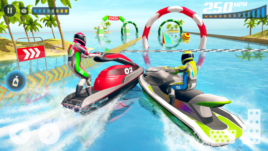 اسکرین شات برنامه Jet Ski Boat Game: Water Games 4