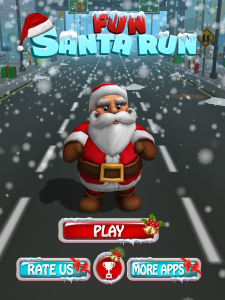 اسکرین شات بازی Fun Santa Run-Christmas Runner 1