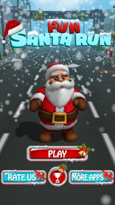 اسکرین شات بازی Fun Santa Run-Christmas Runner 1