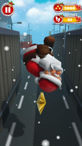 اسکرین شات 4 بازی Fun Santa Run-Christmas Runner