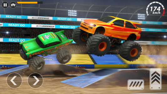 اسکرین شات برنامه US Monster Truck Games Derby 2