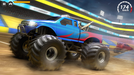 اسکرین شات برنامه US Monster Truck Games Derby 4