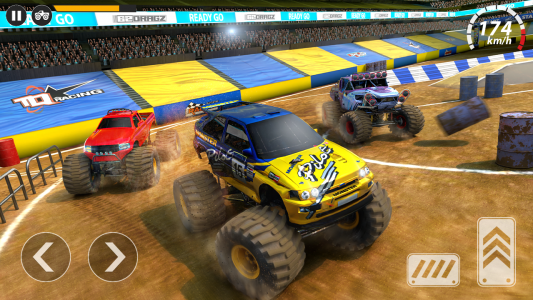 اسکرین شات برنامه US Monster Truck Games Derby 6