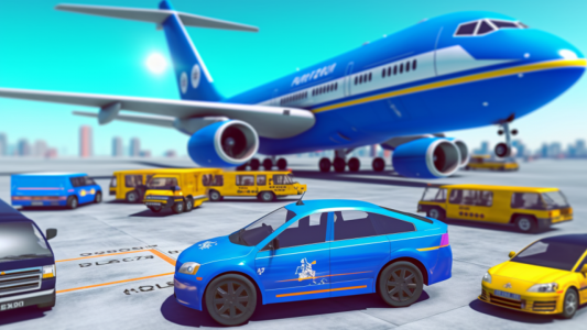 اسکرین شات برنامه Police Car Transport: Car Game 1