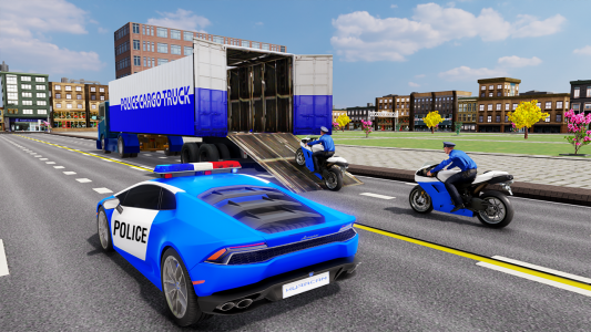 اسکرین شات برنامه Police Car Transport: Car Game 2