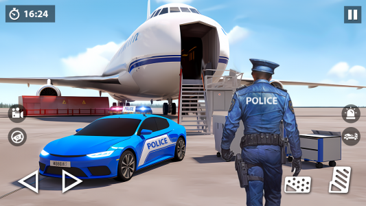 اسکرین شات برنامه US Police Car Transporter Game 6