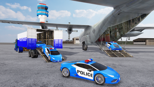 اسکرین شات برنامه Police Car Transport: Car Game 4